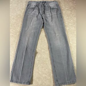 Enyce Sean Combs y2k hip hop Straight Grey Jeans Size 36